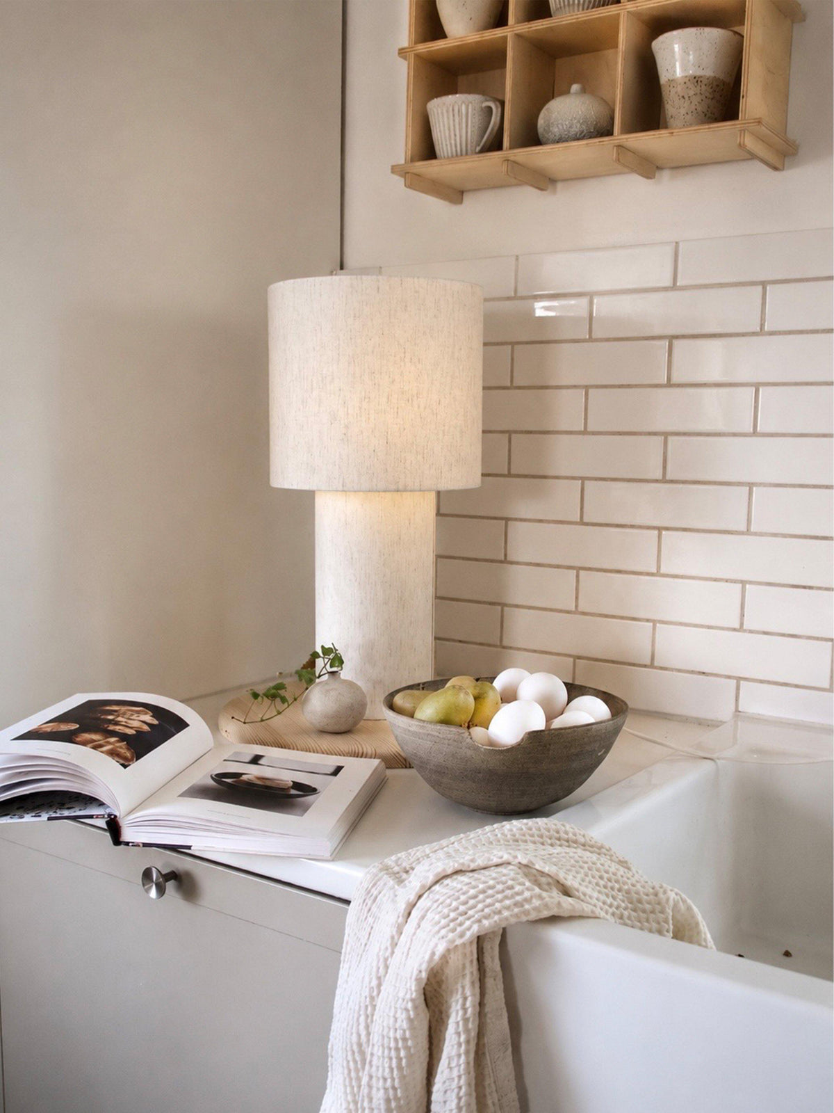 Anibe Lifestyle - Leah Bordslampa Ljusbeige IP20 46cm