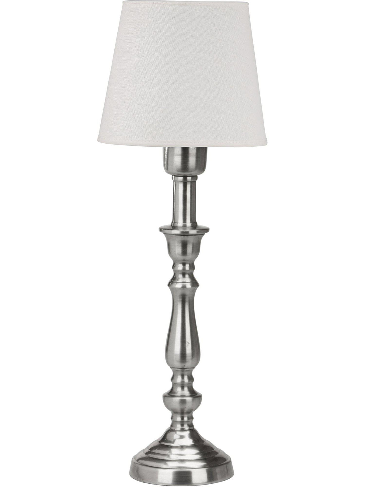 Anibe Lifestyle - Therese Bordslampa Antiksilver Mia Offwhite IP20 43cm