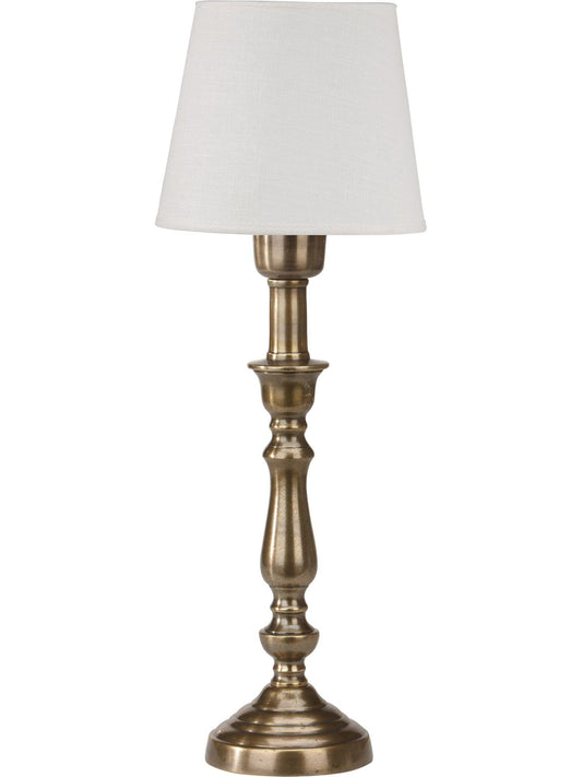 Anibe Lifestyle - Therese Bordslampa Antikmässing Mia Offwhite IP20 43cm