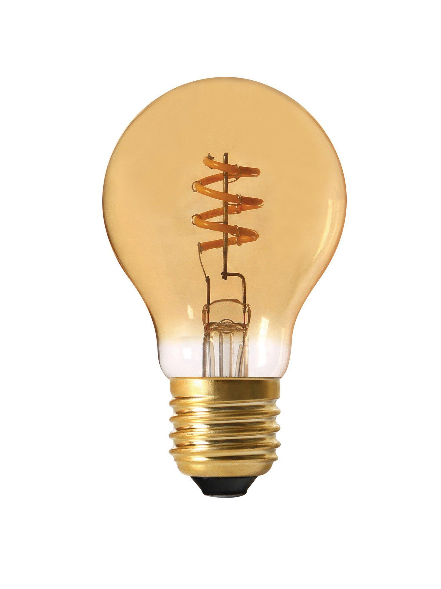 Elect Spiral LED Filament Normal Gold 60mm E27 3 W
