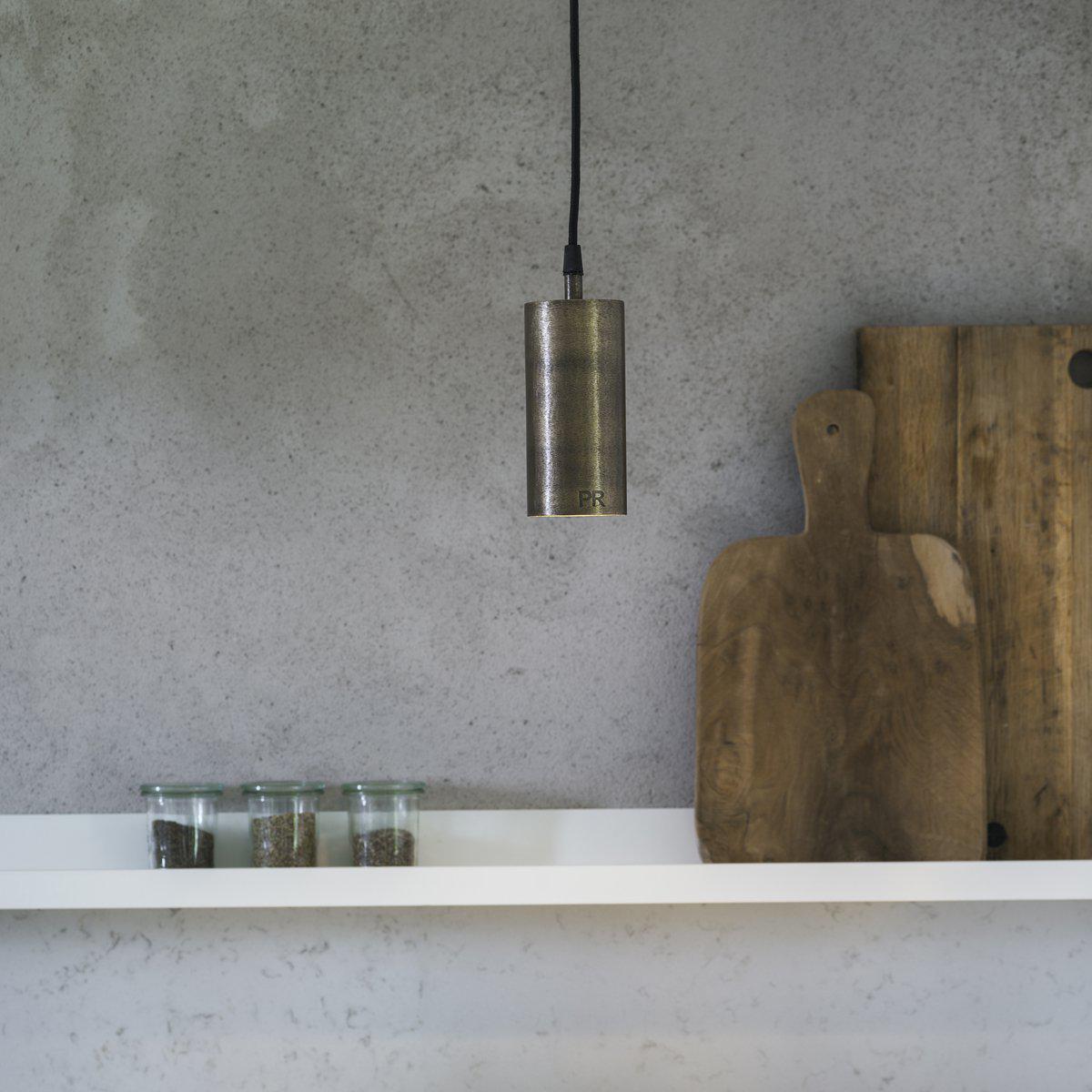 Ample Fönsterlampa Beaten Gold IP20 15cm