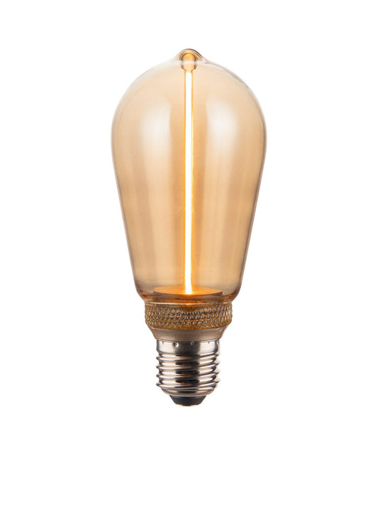 EDGE LED Edison Amber 144x64mm E27 2 W