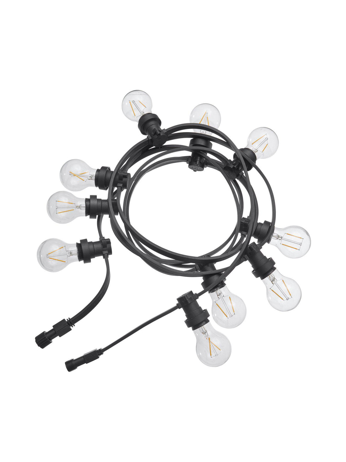 Anibe Lifestyle - Bright - Ljusslinga Påbyggnad LED Clear Utomhus Svart IP44 4,9m