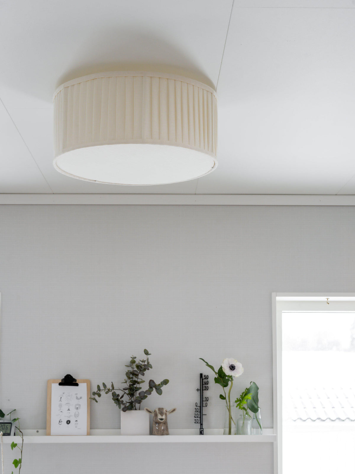 Anibe Lifestyle - Plafond Plissé Offwhite 45cm