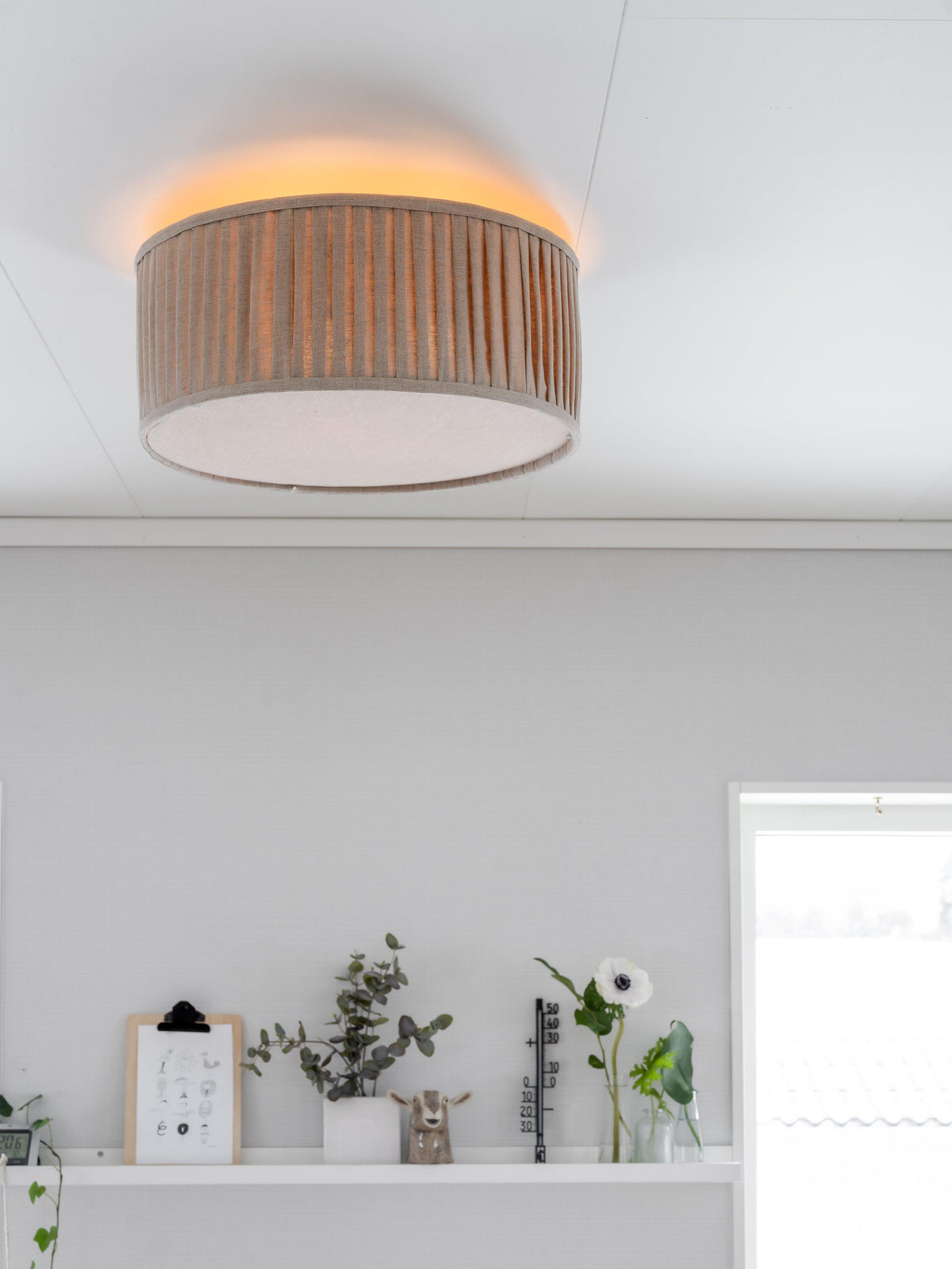 Anibe Lifestyle - Plafond Plissé Natur 45cm