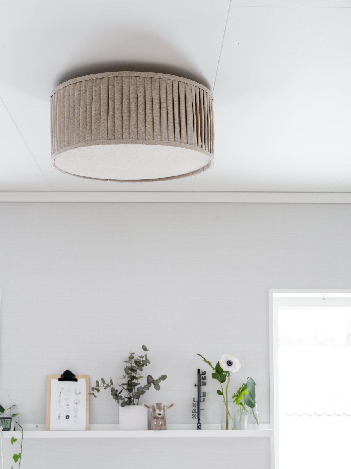 Anibe Lifestyle - Plafond Plissé Natur 45cm