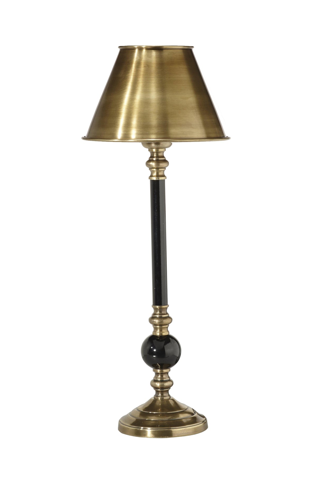 Anibe Lifestyle - Abbey Lampfot Svart Antikmässing IP20 40cm
