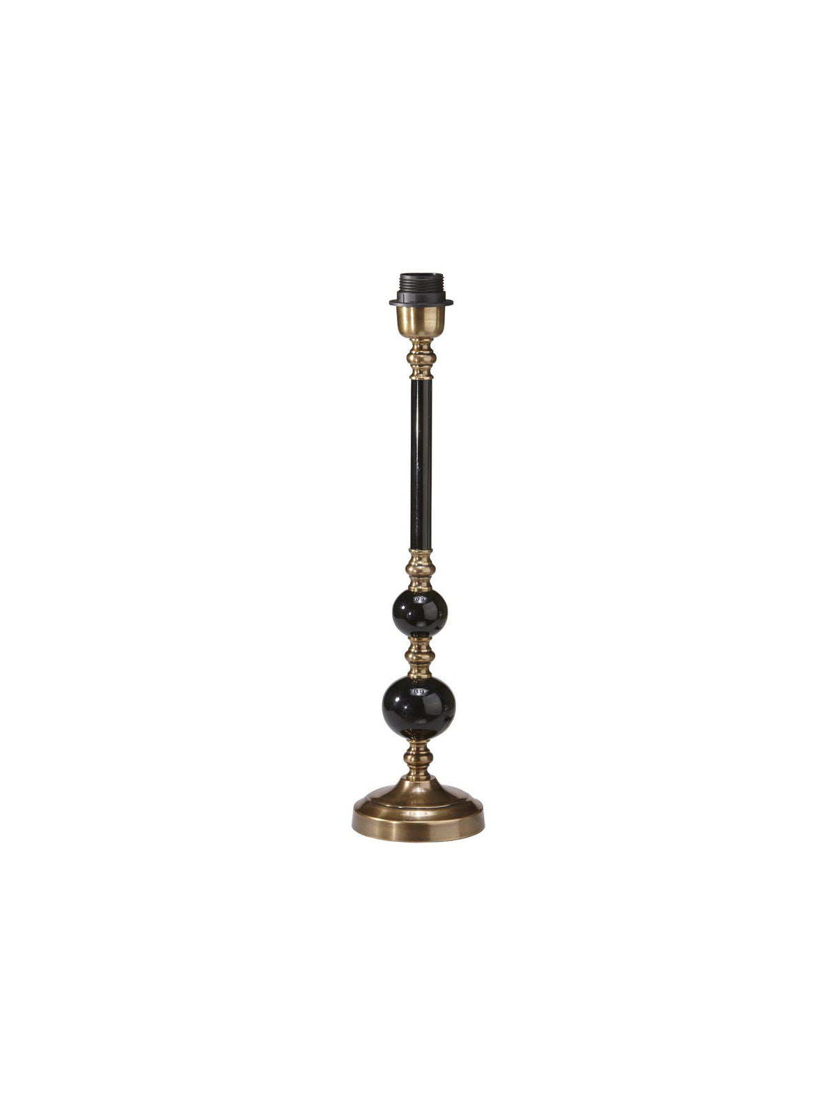 Anibe Lifestyle - Abbey Lampfot Svart Antikmässing IP20 50cm