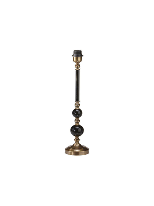 Anibe Lifestyle - Abbey Lampfot Svart Antikmässing IP20 50cm
