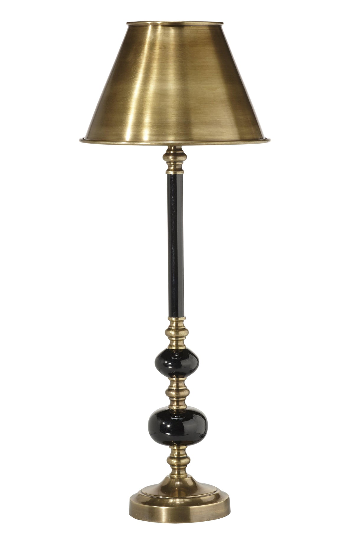 Anibe Lifestyle - Abbey Lampfot Svart Antikmässing IP20 50cm