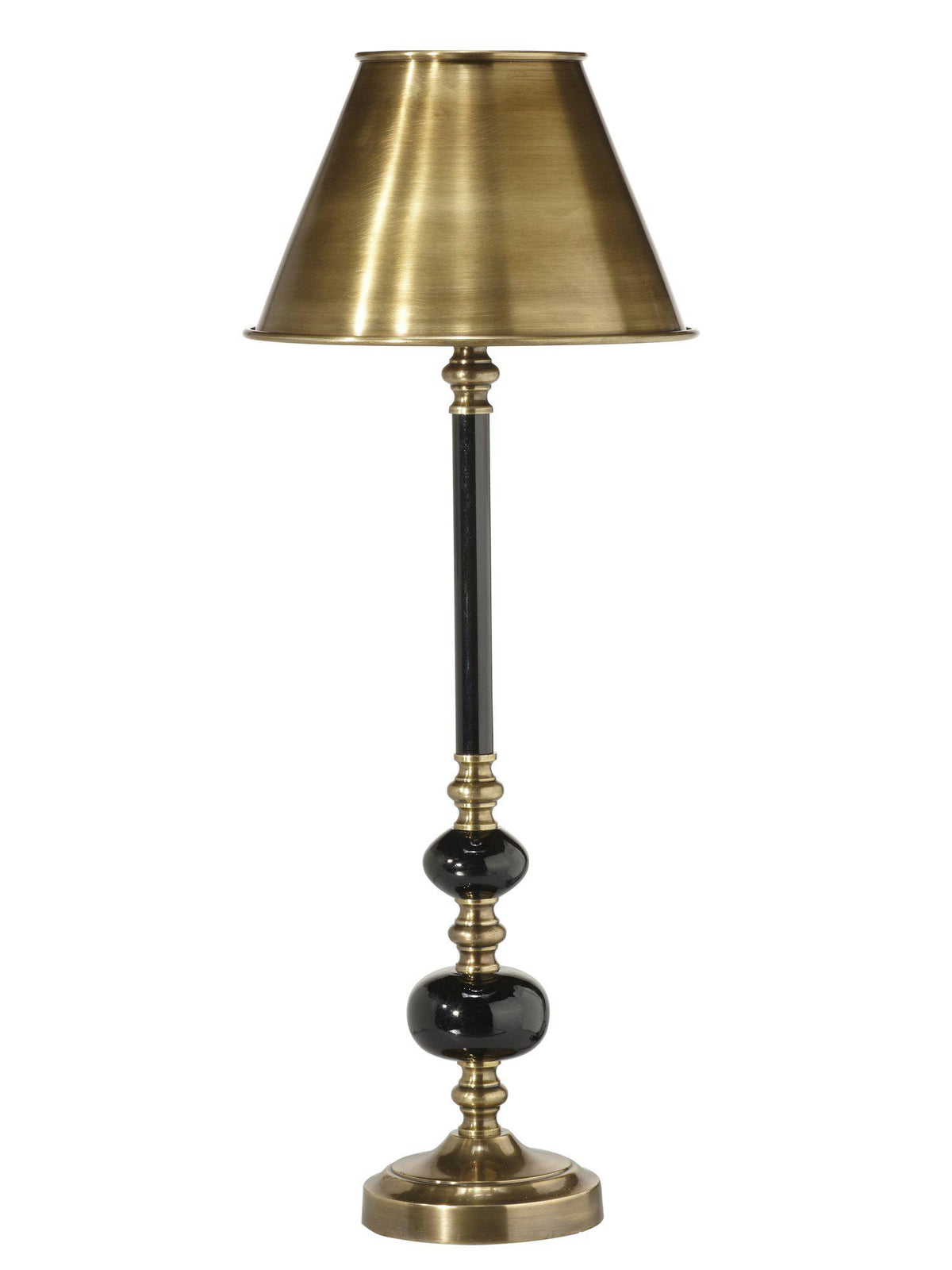 Anibe Lifestyle - Abbey Bordslampa Svart Antikmässing Classic IP20 57cm