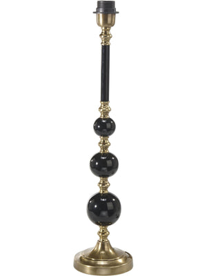 Anibe Lifestyle - Abbey Lampfot Svart Antikmässing IP20 60cm