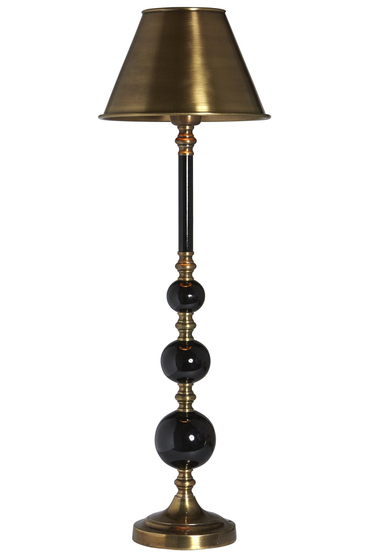 Anibe Lifestyle - Abbey Lampfot Svart Antikmässing IP20 60cm