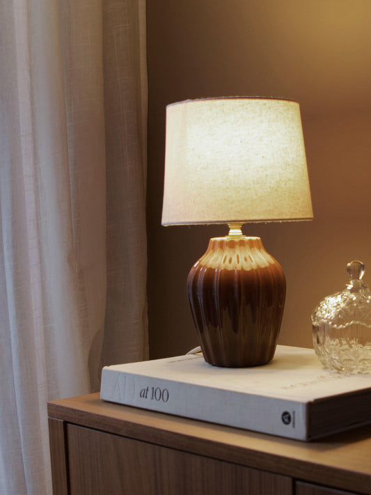 Anibe Lifestyle - Lyon Bordslampa Brun IP20 32cm
