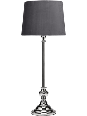 Anibe Lifestyle - Andrea Bordslampa Krom Sofia Grå IP20 55cm