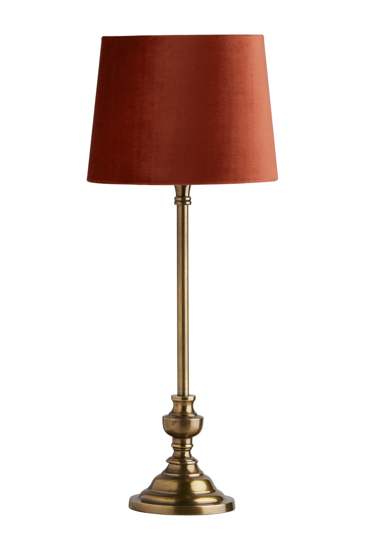 Anibe Lifestyle - Andrea Lampfot Antikmässing IP20 43cm