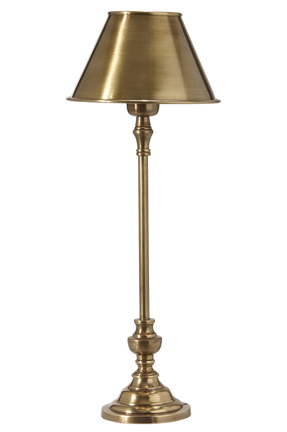 Anibe Lifestyle - Andrea Lampfot Antikmässing IP20 43cm