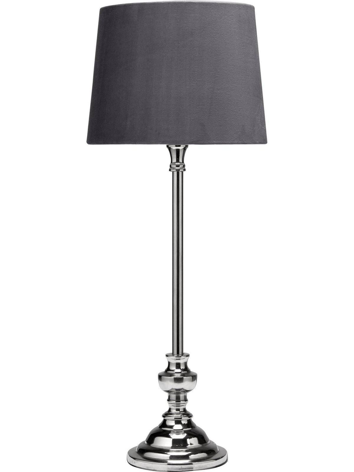 Anibe Lifestyle - Andrea Bordslampa Krom Sofia Grå IP20 70cm