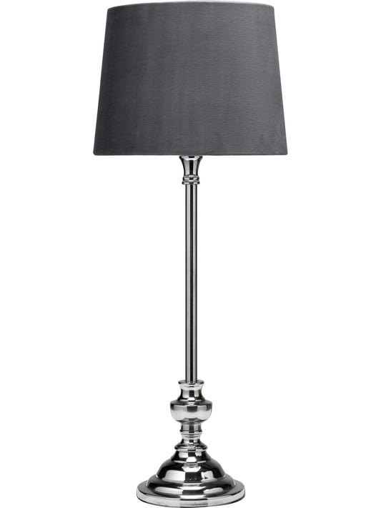 Anibe Lifestyle - Andrea Bordslampa Krom Sofia Grå IP20 70cm