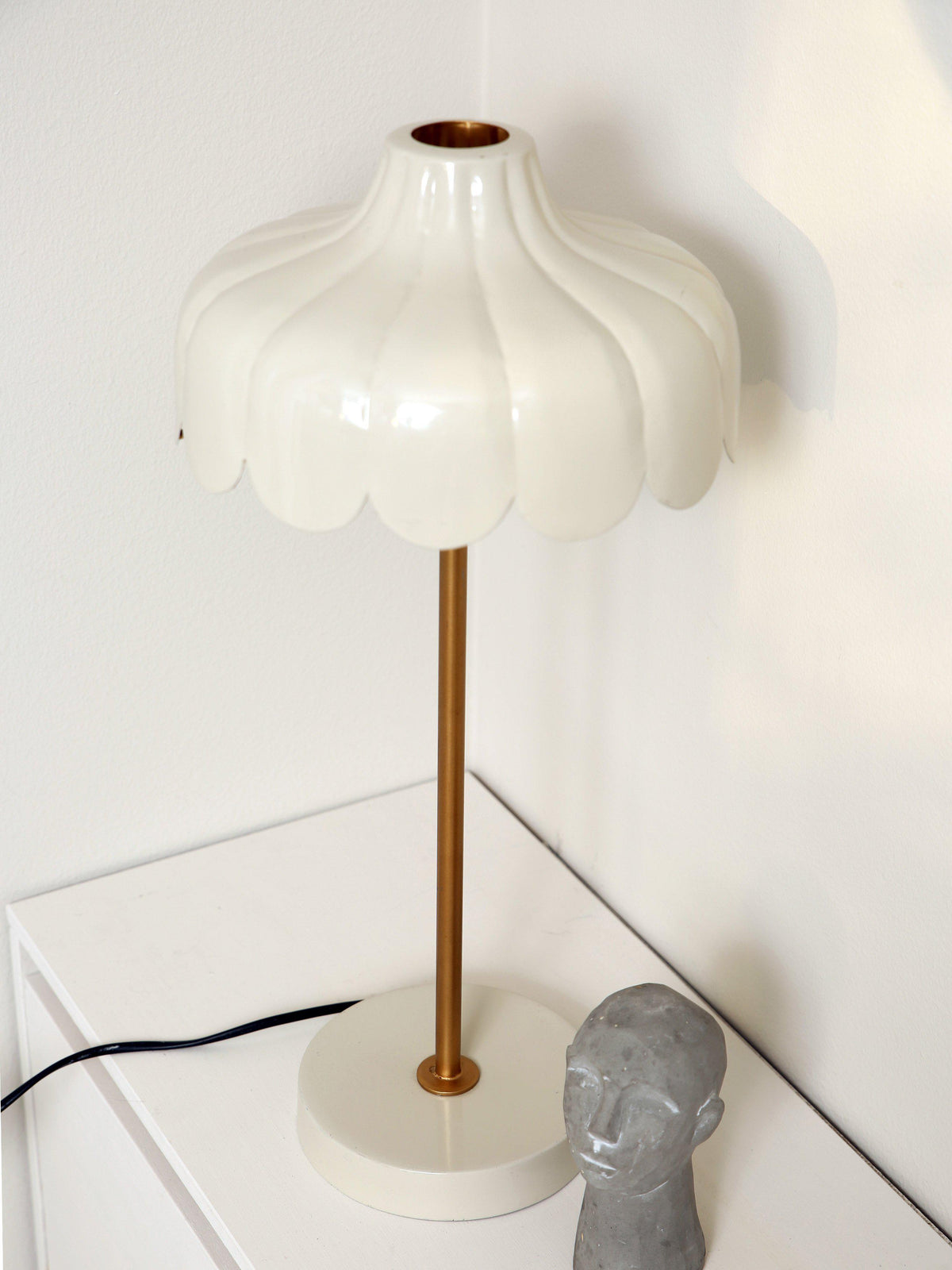 Anibe Lifestyle - Wells Bordslampa Beige/Guld IP20 50cm