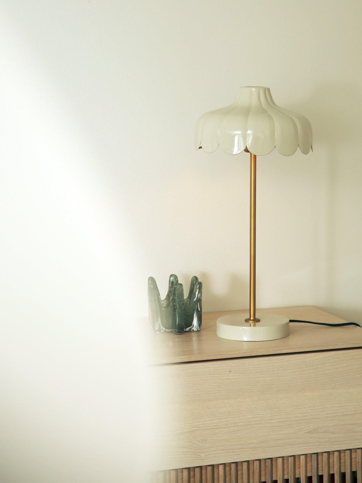 Anibe Lifestyle - Wells Bordslampa Beige/Guld IP20 50cm