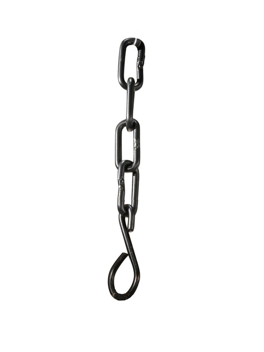 Anibe Lifestyle - Kedja med krok Grov Råsvart 100 cm