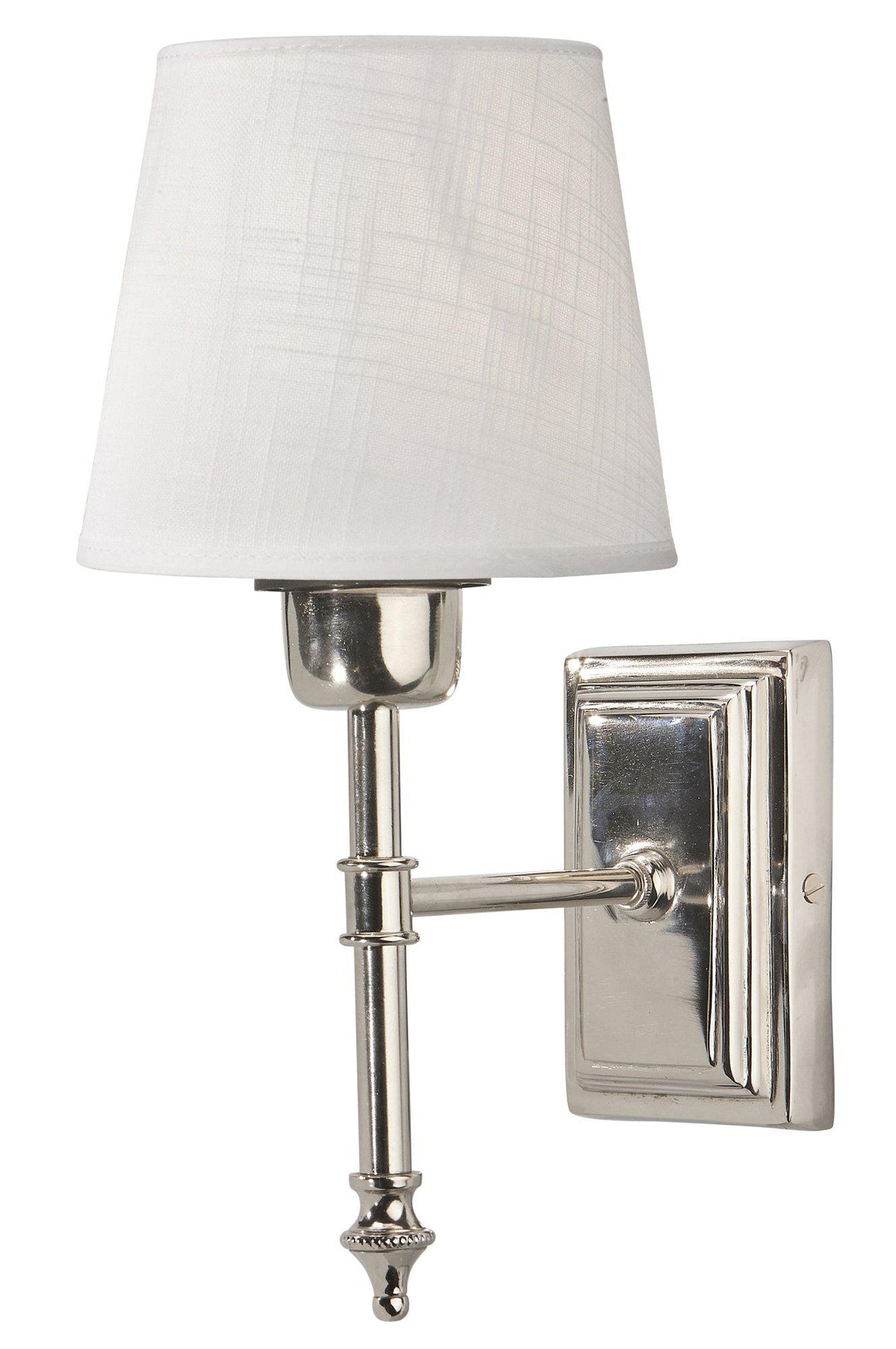 Anibe Lifestyle - Classic Vägglampa Krom Mia Vit IP20 27cm