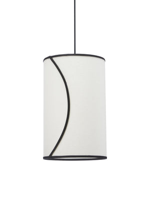 Anibe Lifestyle - Ava - Taklampa Offwhite/Svart 25cm