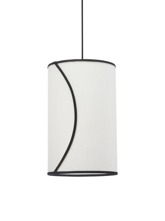Anibe Lifestyle - Ava - Taklampa Offwhite/Svart 25cm