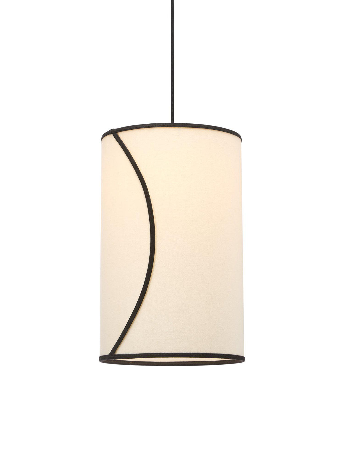 Anibe Lifestyle - Ava - Taklampa Offwhite/Svart 25cm