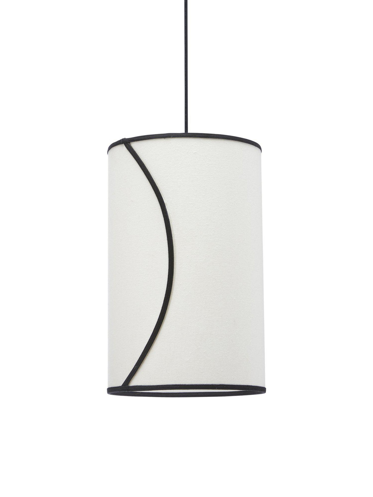 Anibe Lifestyle - Ava - Lampskärm Offwhite/Svart 25cm