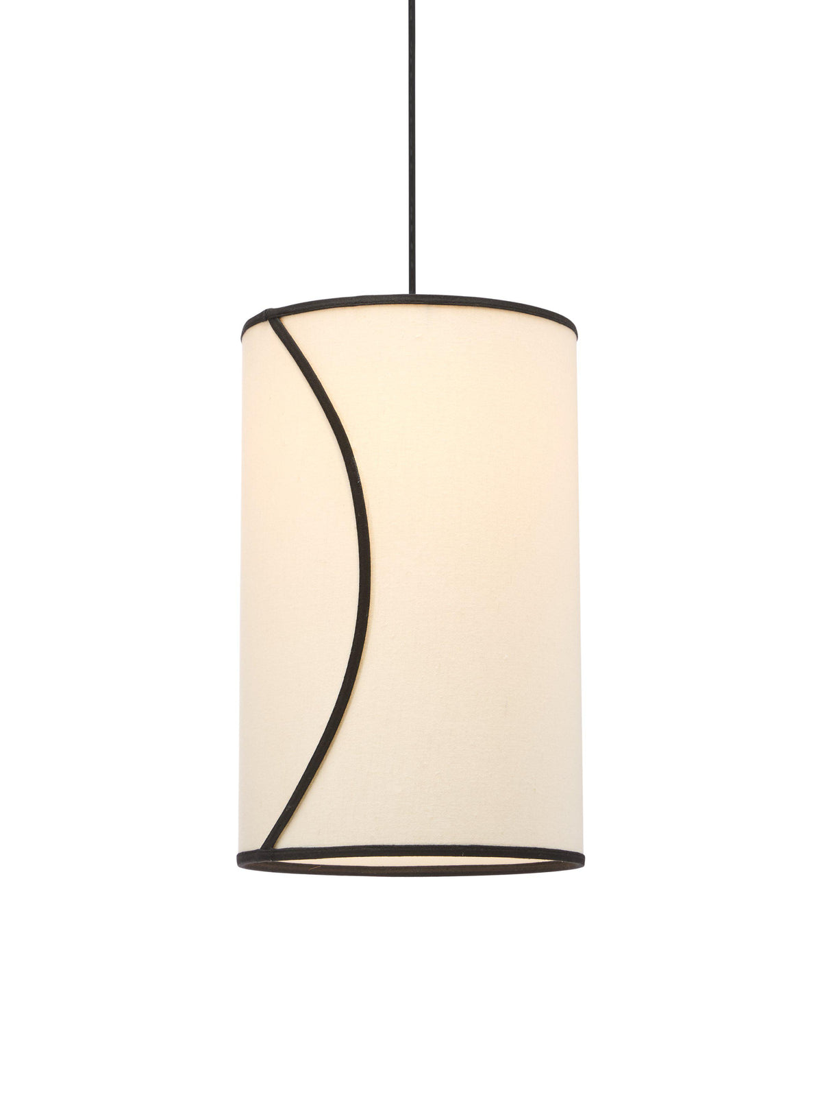 Anibe Lifestyle - Ava - Lampskärm Offwhite/Svart 25cm