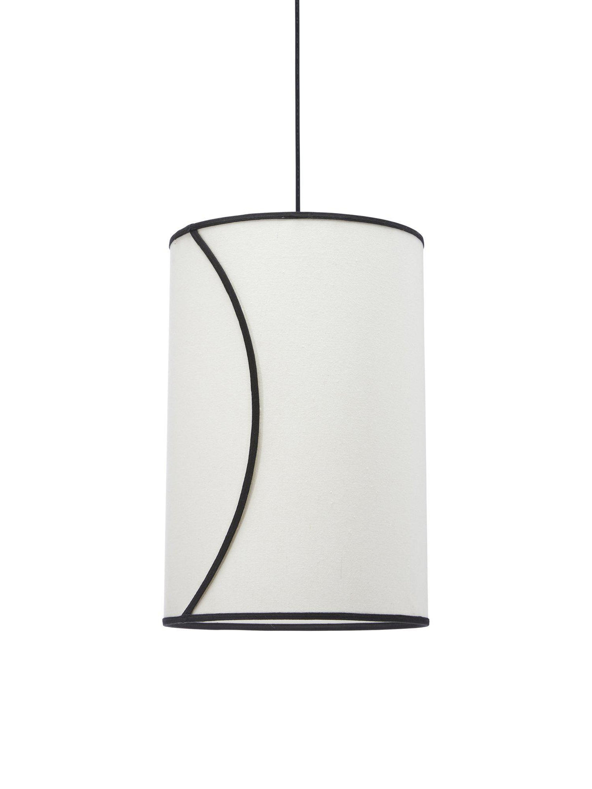 Anibe Lifestyle - Ava - Lampskärm Offwhite/Svart 30cm