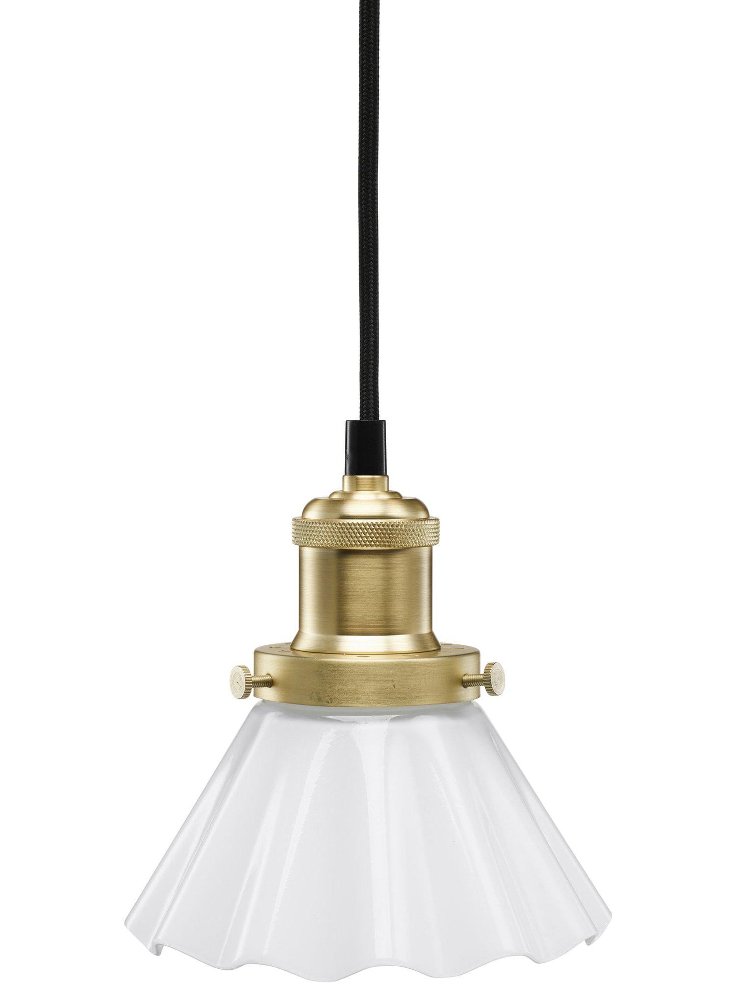 August Fönsterlampa Opal Veckad IP20 15cm