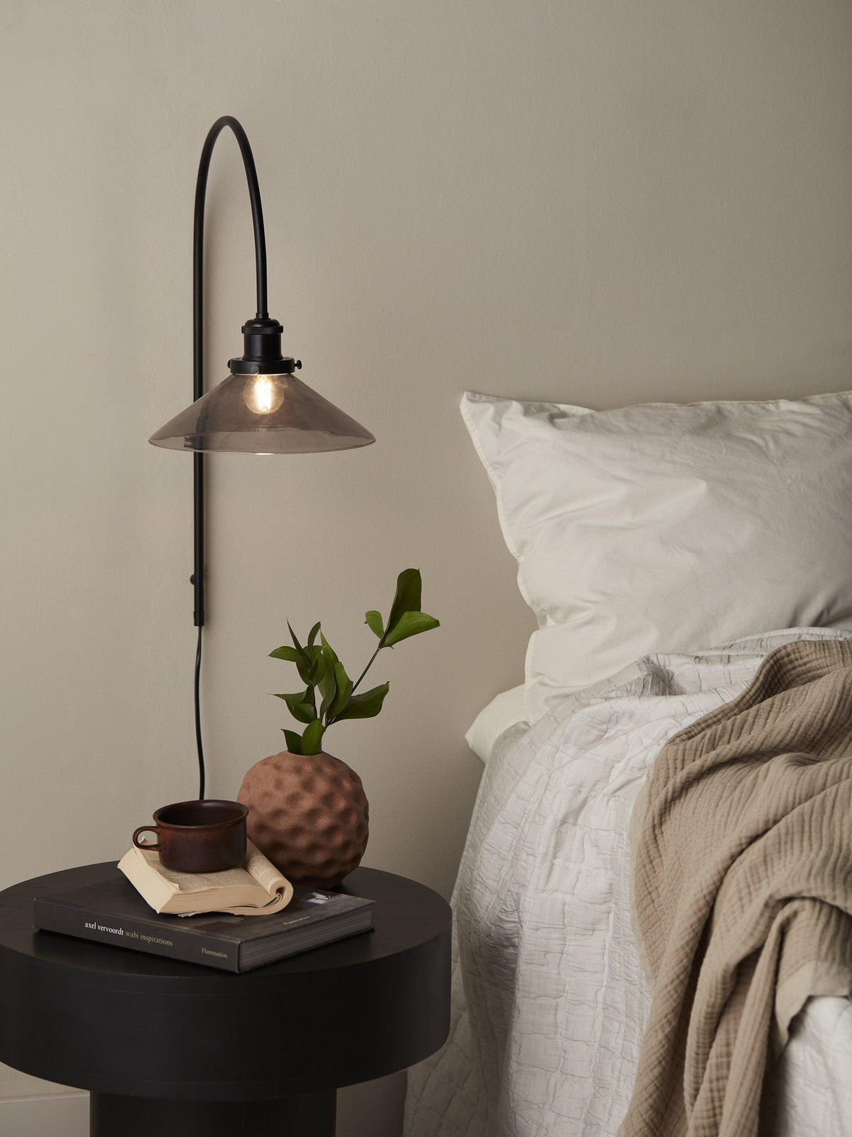 Anibe Lifestyle - August Vägglampa Svart 25cm