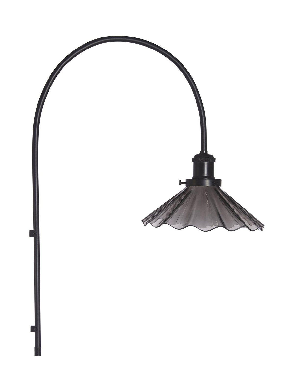 Anibe Lifestyle - August Vägglampa Svart Veckad 25cm