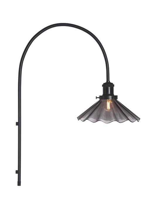 Anibe Lifestyle - August Vägglampa Svart Veckad 25cm