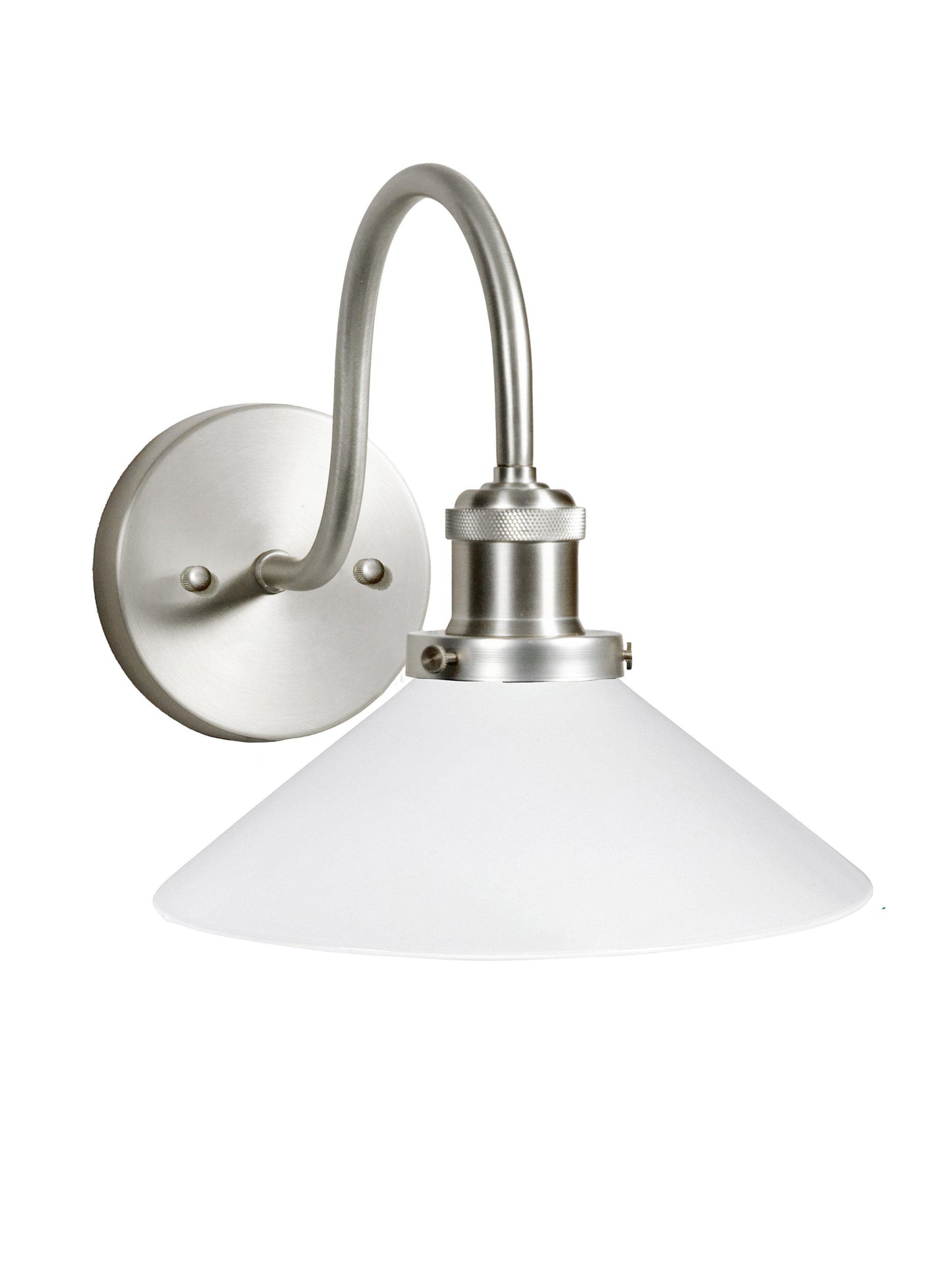 August Vägglampa Krom Opal IP23 25cm