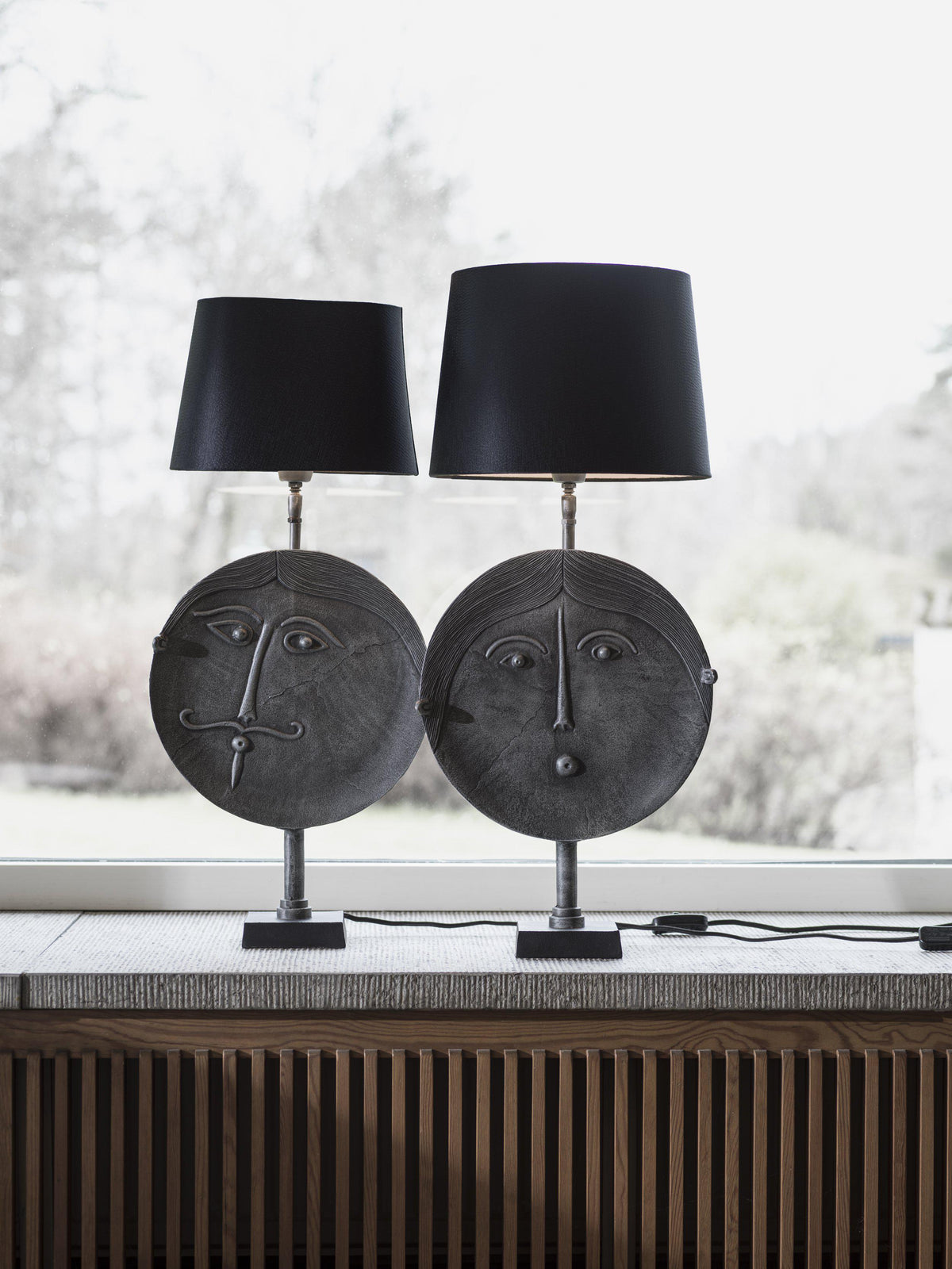 Anibe Lifestyle - Mr Round Lampfot Grå 55cm