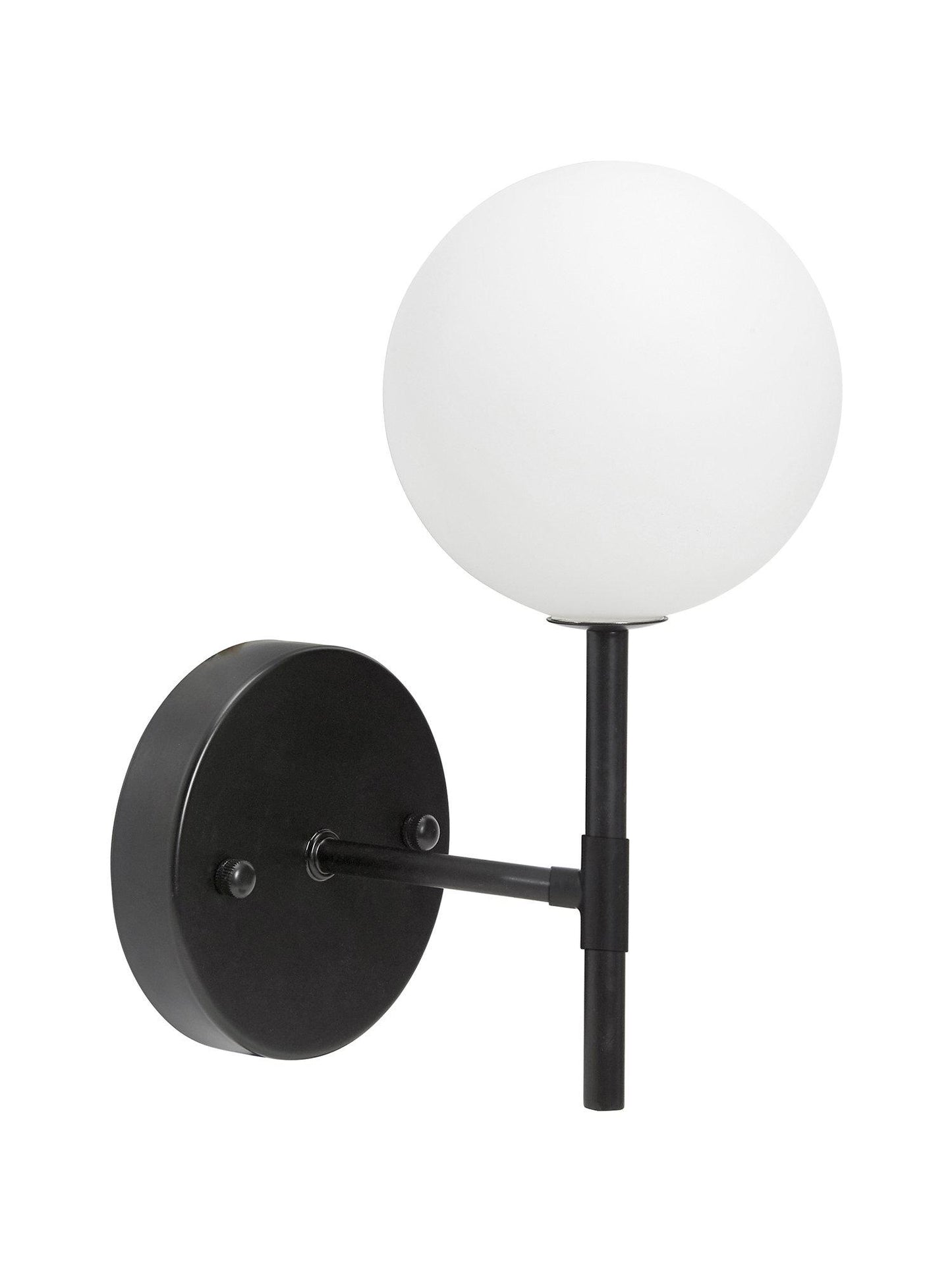 Sigma S Vägglampa Svart Opal IP23 25cm