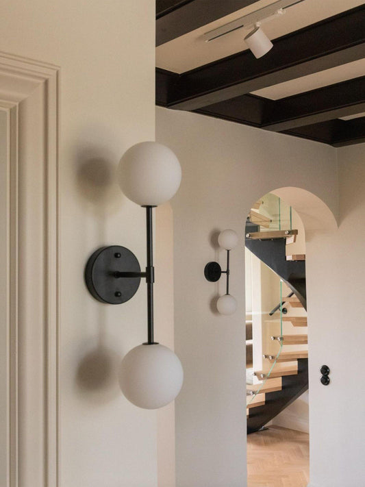 Sigma D Vägglampa Svart Opal IP23 49cm