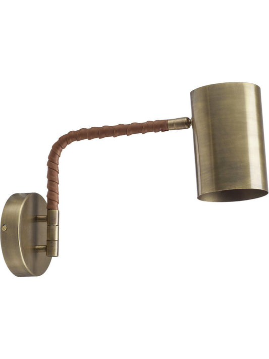 Anibe Lifestyle - Nora Vägglampa Antikmässing IP20 38cm