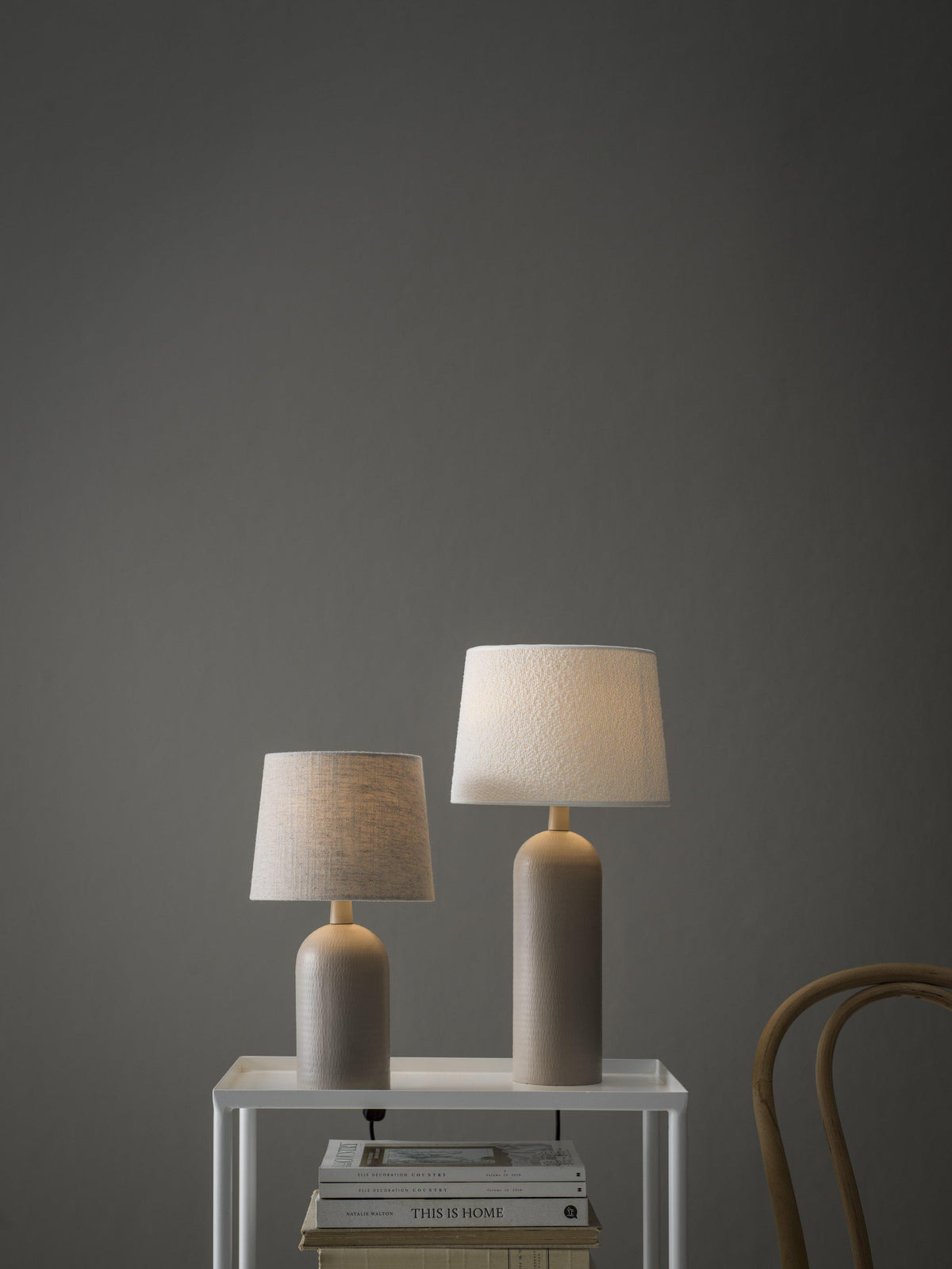 Anibe Lifestyle - Riley Lampfot Matt Beige 38cm