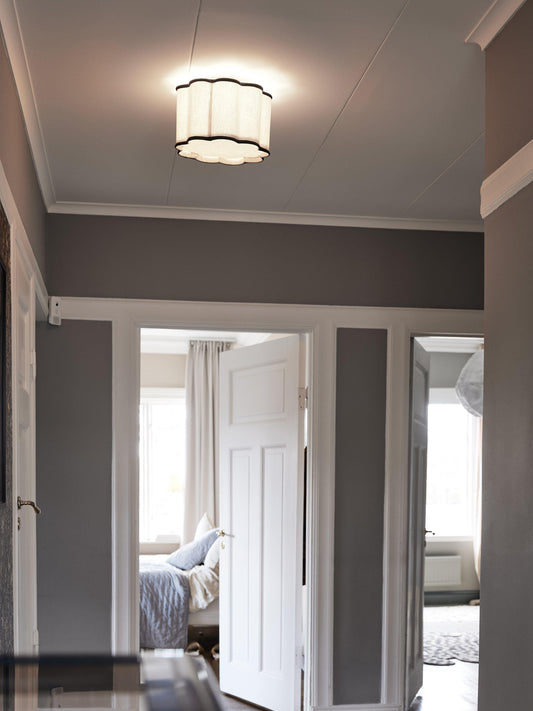 Anibe Lifestyle - Judy - Plafond Natur/Svart IP20 35cm