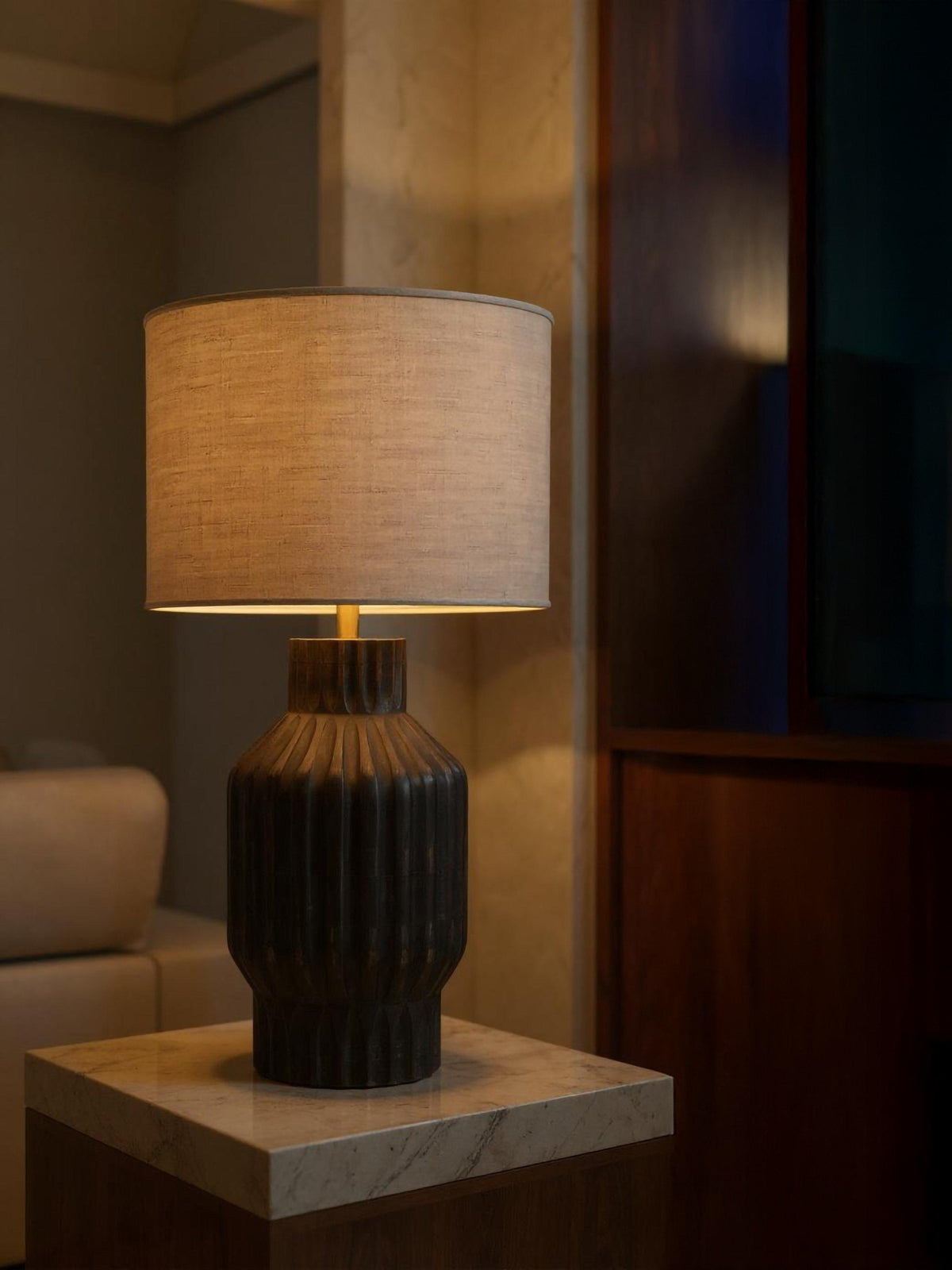 Anibe Lifestyle - Turi Bordslampa Burn Brown 64cm
