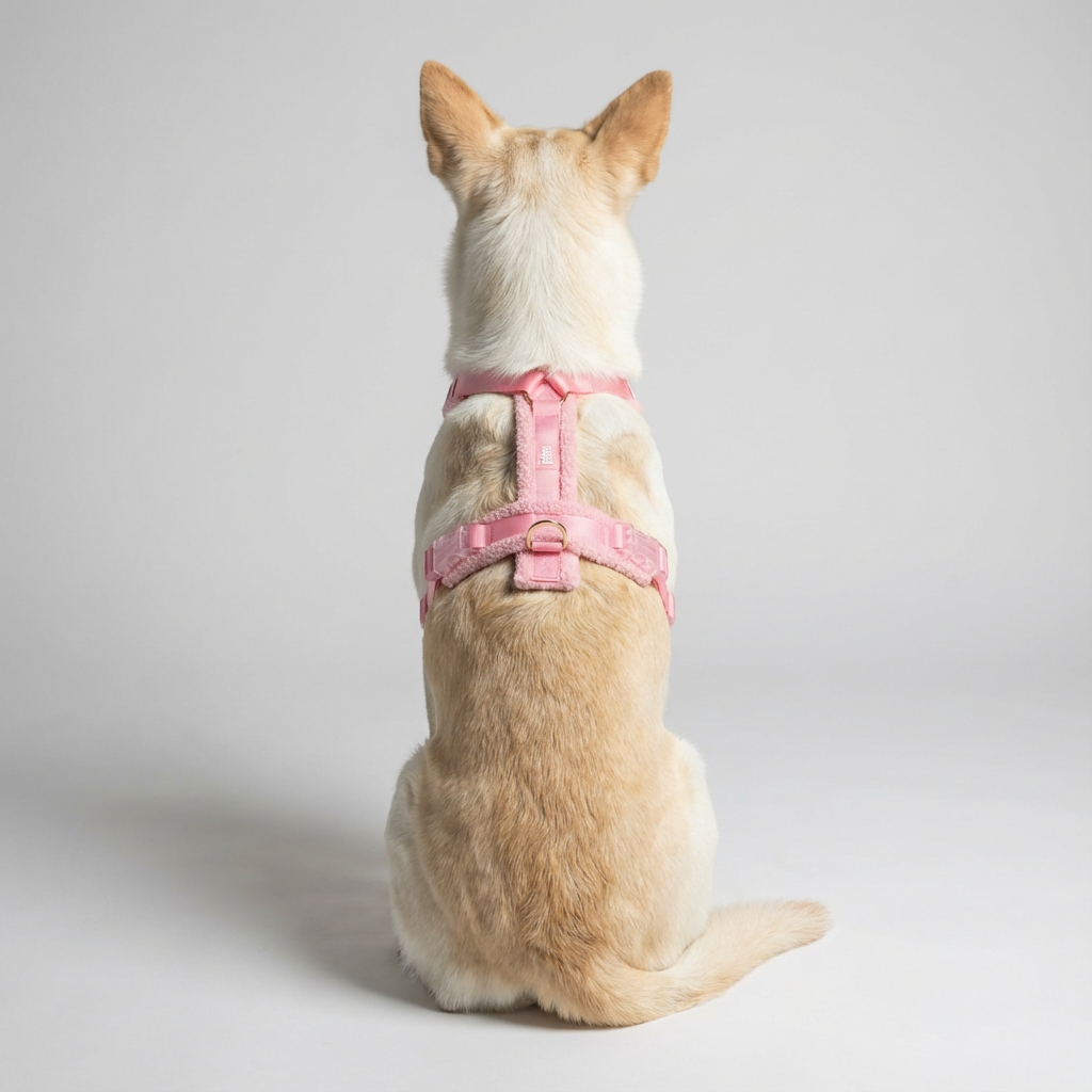 Hundegeschirr-Set Teddy Rosa-2