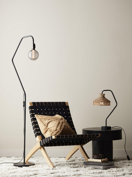 Loft golvlampa - Svart 150 cm