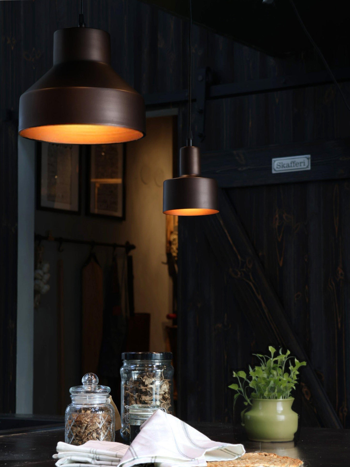 Solo Fönsterlampa Antik Brun IP20 13cm