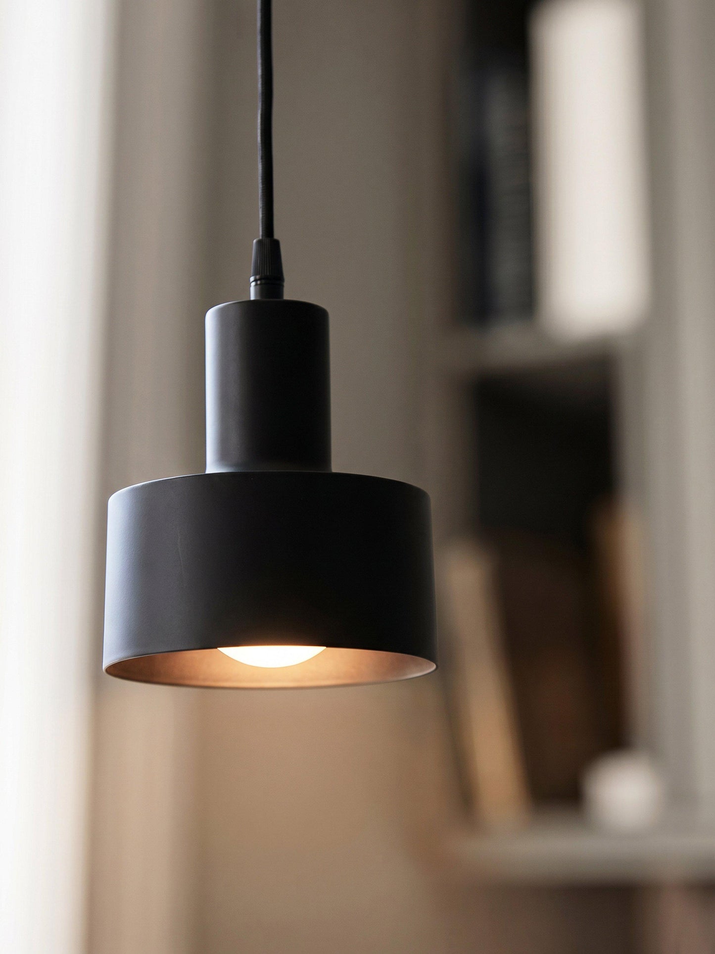 Solo Fönsterlampa Matt Svart IP20 13cm