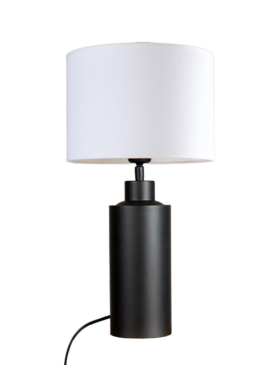 Anibe Lifestyle - Solo Bordslampa Matt Svart Vit Skärm IP20 46cm